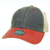 Legacy Navy/Scarlet Red/Khaki Old Favorite Trucker Cap