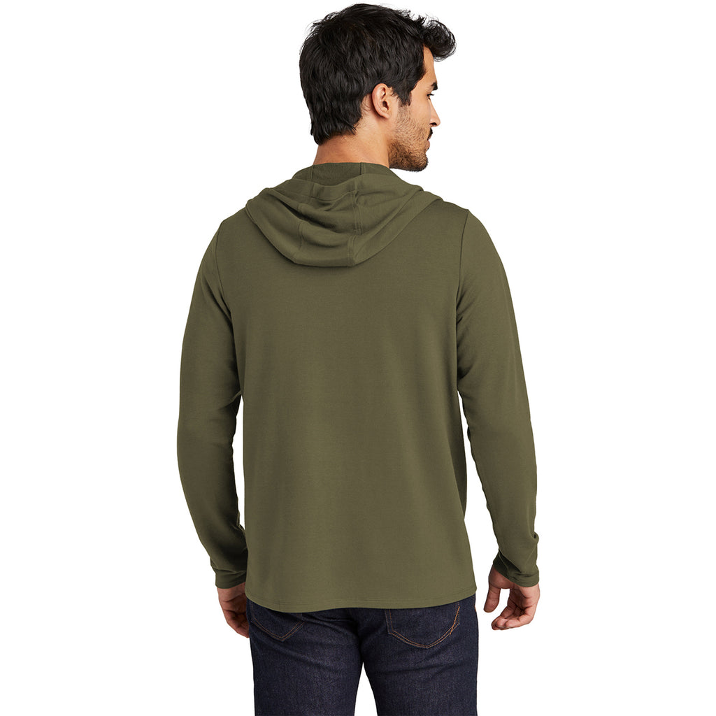 OGIO Men's Deep Olive Luuma Flex Hooded Henley