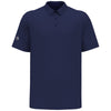 Original Penguin Men's Black Iris/Blue Heather Oxford Polo