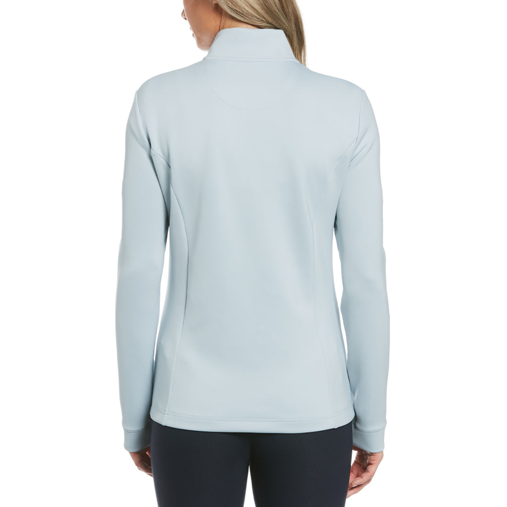 Original Penguin Women's Pearl Blue Clubhouse Mock Pullover