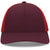 Pacific Headwear Maroon/Red/Maroon Low-Pro Trucker Cap