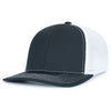 Pacific Headwear Navy/White/NavyContrast Stitch Trucker Pacflex Snapback Cap