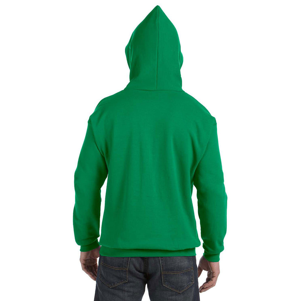 Hanes Men's Kelly Green 7.8 oz. EcoSmart 50/50 Pullover Hood