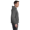 Hanes Men's Smoke Grey 7.8 oz. EcoSmart 50/50 Pullover Hood