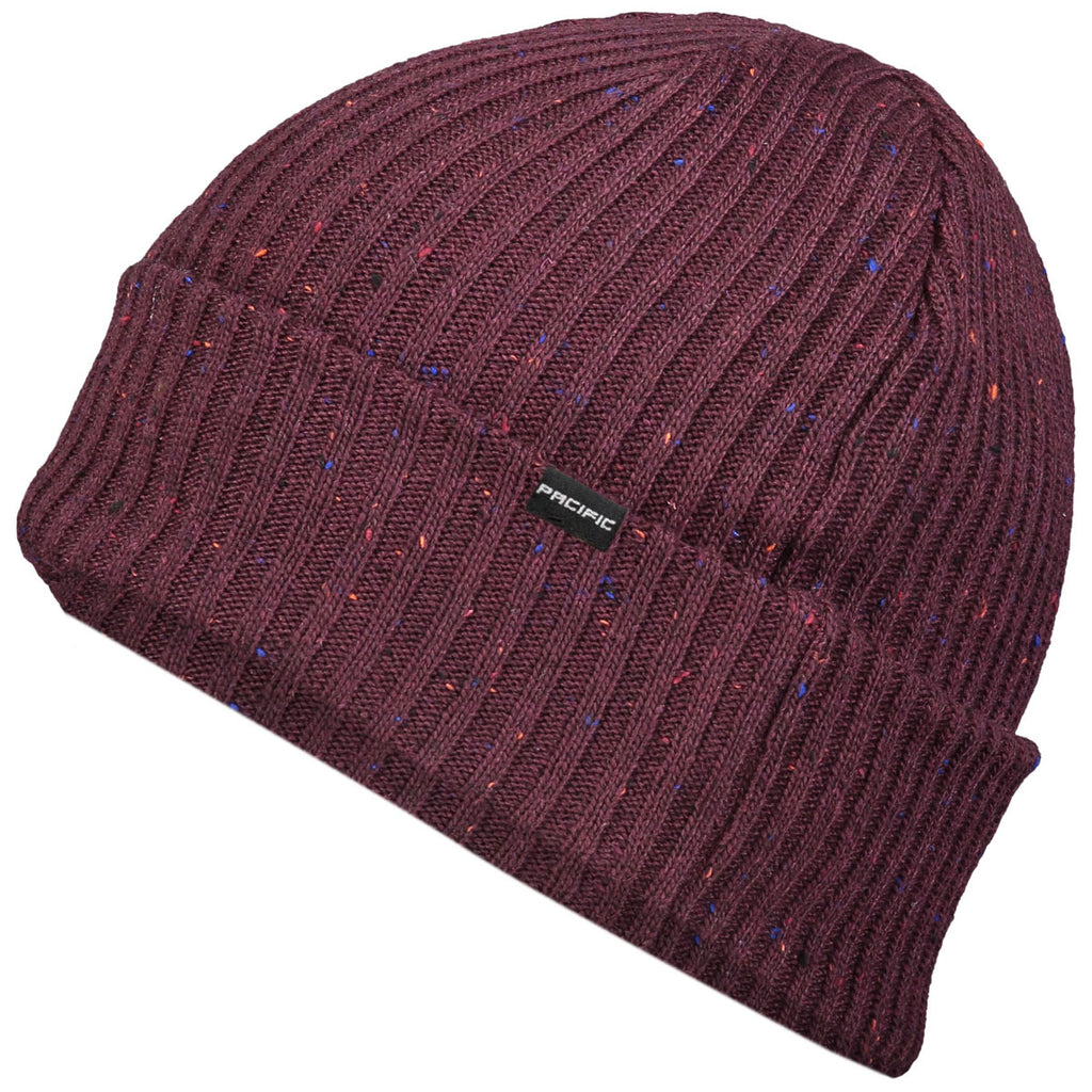 Pacific Headwear Maroon Tweed Beanie