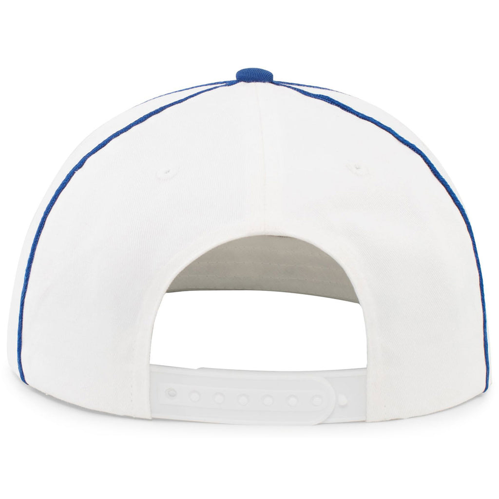 Pacific Headwear White/Royal Momentum Team Cap