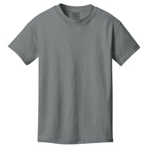 Port & Company Youth Coal Pigment-Dyed Tee