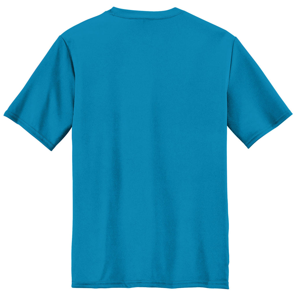 Port & Company Men's Neon Blue Performance Tee