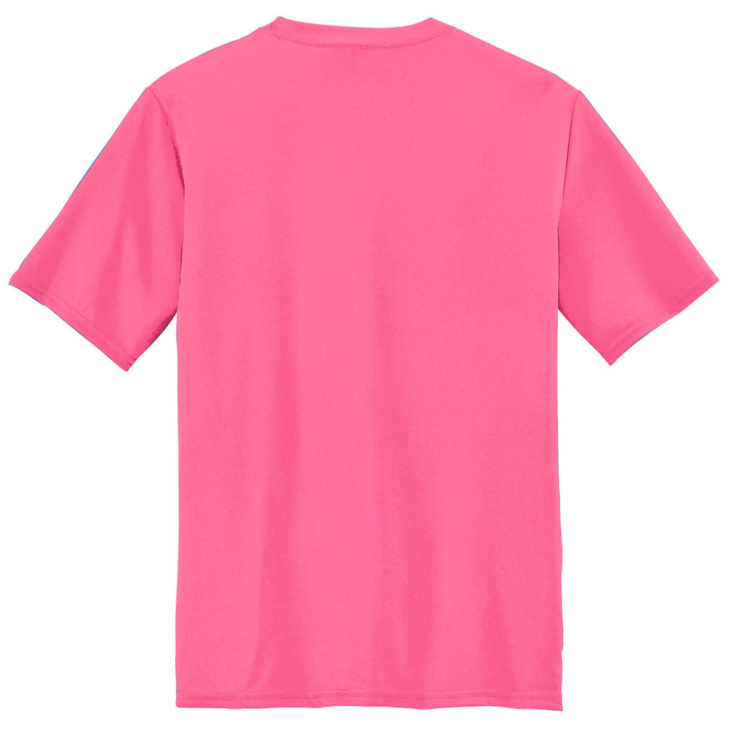 Port & Company Men's Neon Pink Performance Tee