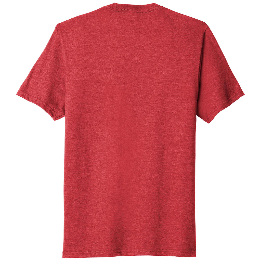 Port & Company Men's Team Cardinal Heather Fan Favorite Blend Tee