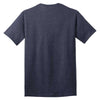 Port & Company Men's Heather Navy Core Cotton Tee