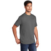 Port & Company Men's Charcoal Core Cotton DTG Tee