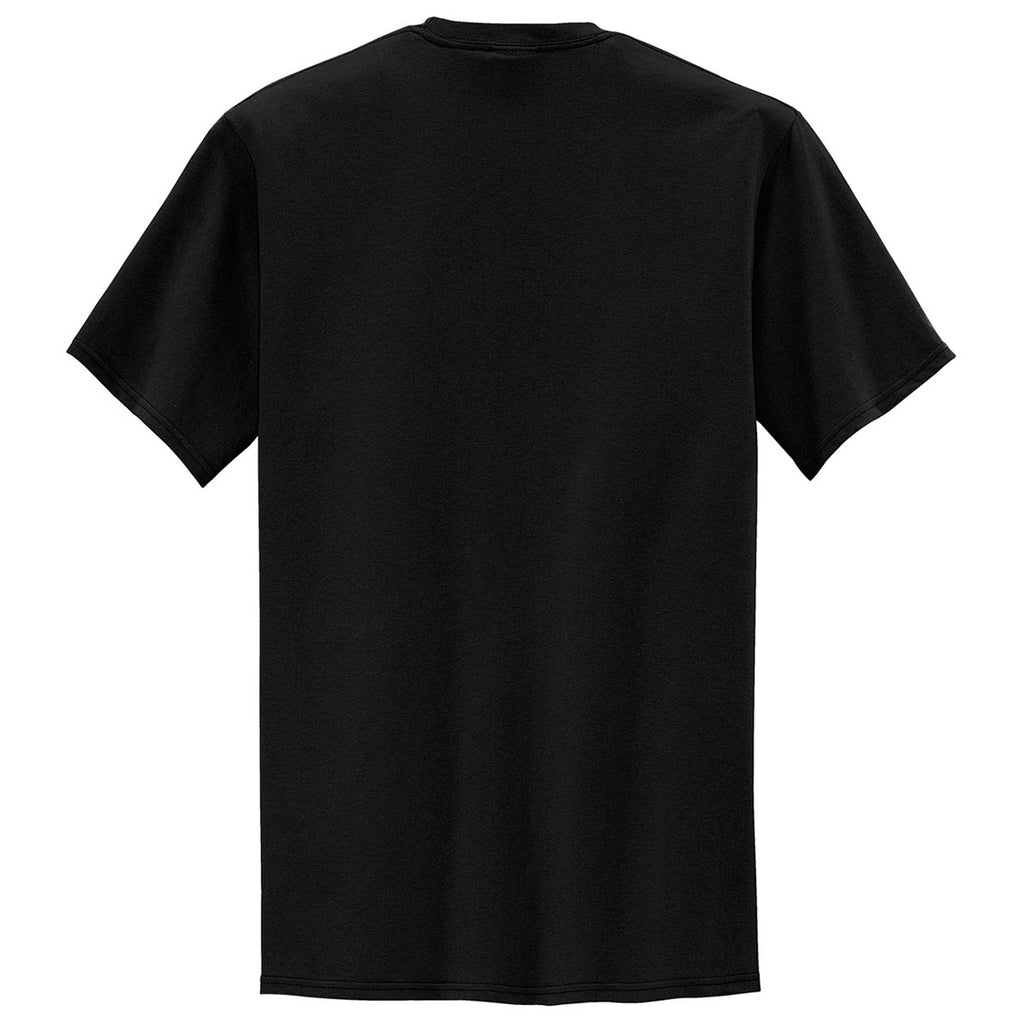 Port & Company Men's Jet Black Tall Core Blend Pocket Tee