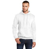 Port & Company Men's White Tall Core Fleece Pullover Hoodie