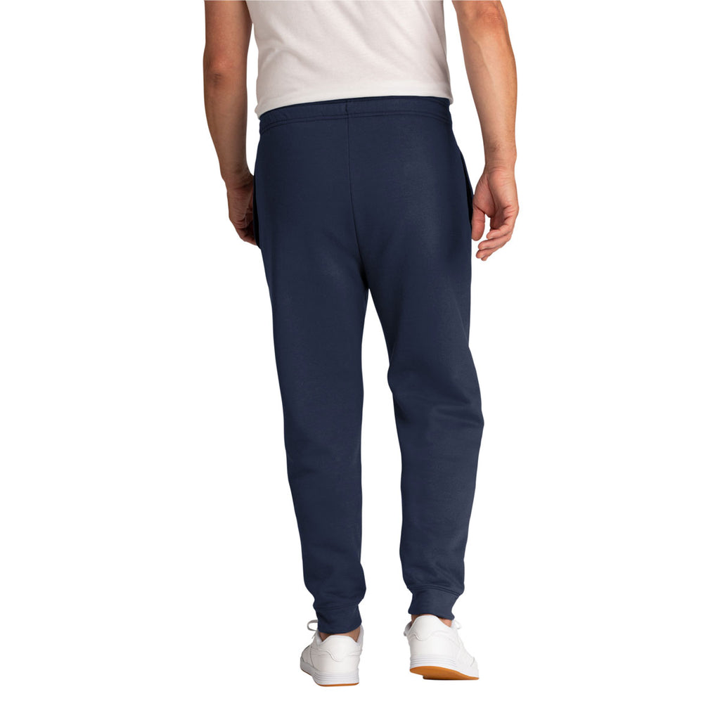 Port & Company Men's Navy Core Fleece Jogger