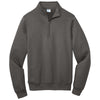 Port & Company Men's Charcoal Core Fleece 1/4 Zip Pullover Sweatshirt