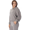 Glyder Women's Silver Fog Vintage Oversized Cropped Hoodie