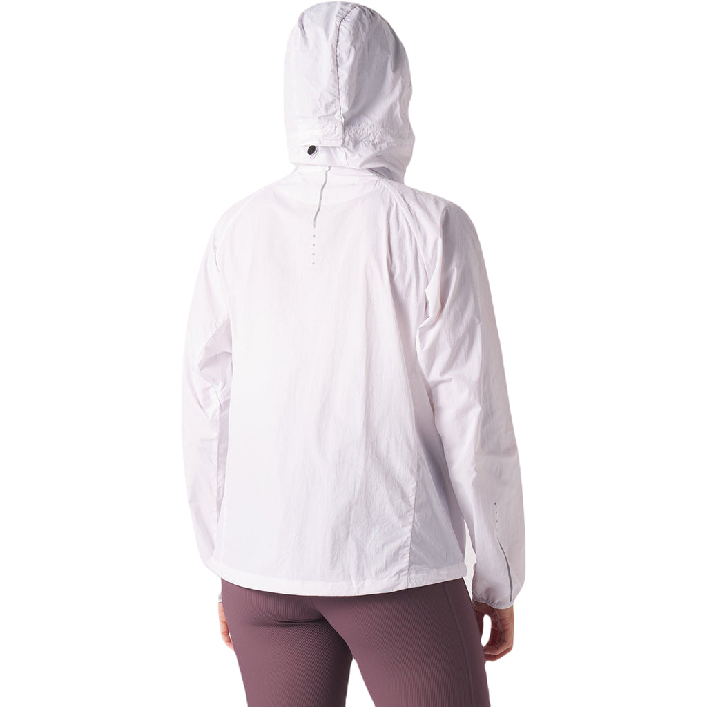 Glyder Women's White Trek Windbreaker