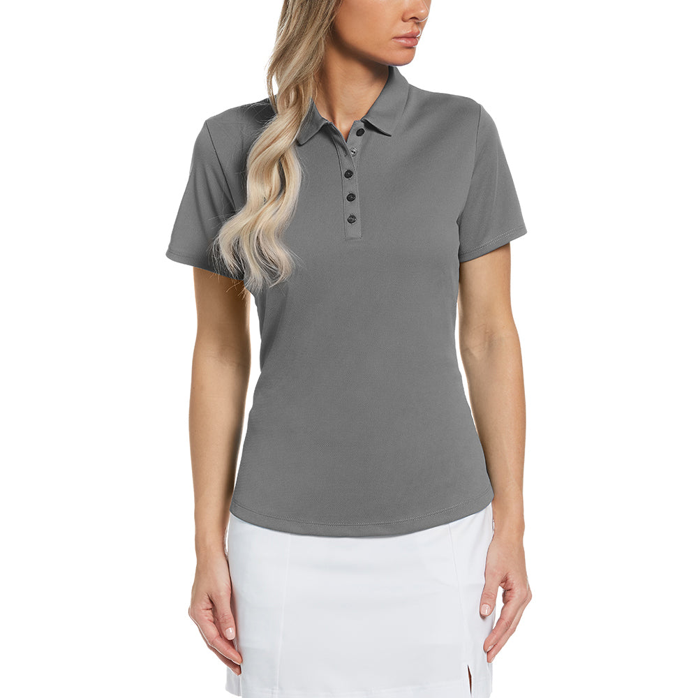 Perry Ellis Women's Smoked Pearl Classic Polo