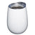 Primeline White 10 oz. Stemless Vacuum Wine Tumbler with Lid