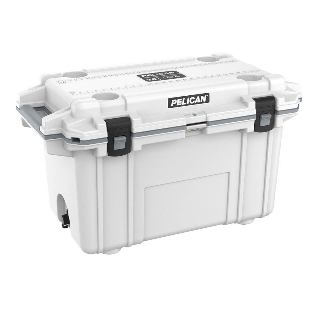 Pelican White Elite Cooler - 70 Qt
