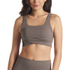 UNRL Women's Dark Taupe Performa Longline Bra