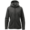 Stormtech Women's Charcoal Stripe Medusa Fleece Hoody