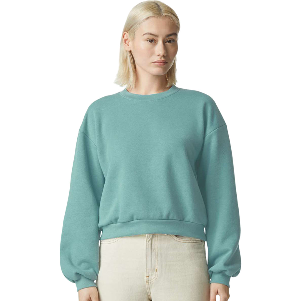 American Apparel Women's Arctic ReFlex Fleece Crewneck Sweatshirt