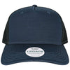 Legacy Navy Slub/Black Five-Panel Trucker Cap