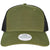 Legacy Olive Slub/Black Five-Panel Trucker Cap