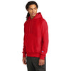 Champion Men's Red Reverse Weave Hooded Sweatshirt