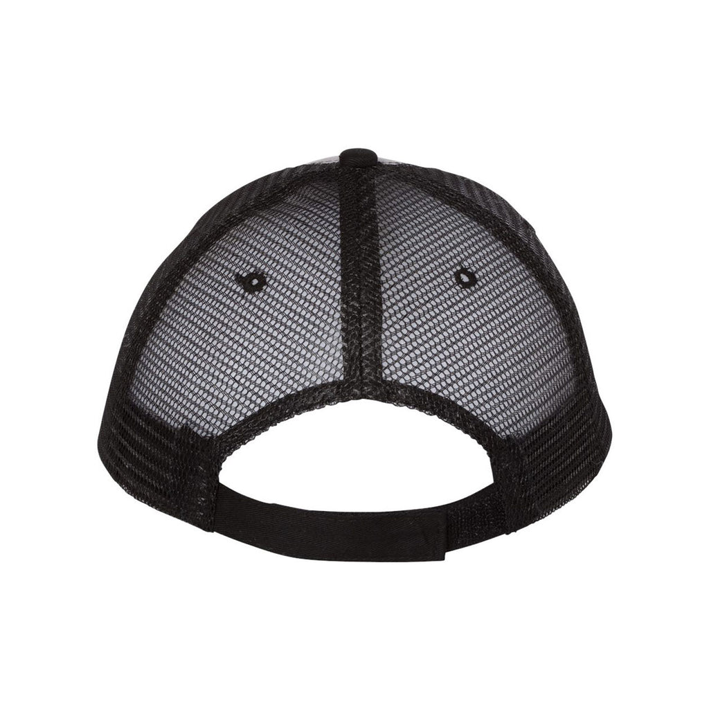 Valucap Grey/Black Sandwich Trucker Cap