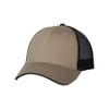 Valucap Khaki/Navy Sandwich Trucker Cap