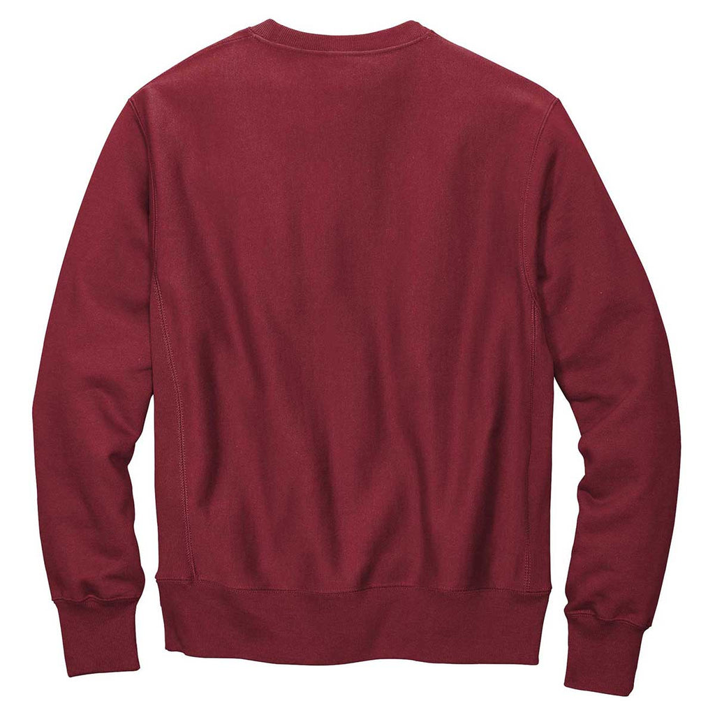 Champion Men's Cardinal Reverse Weave Crewneck Sweatshirt