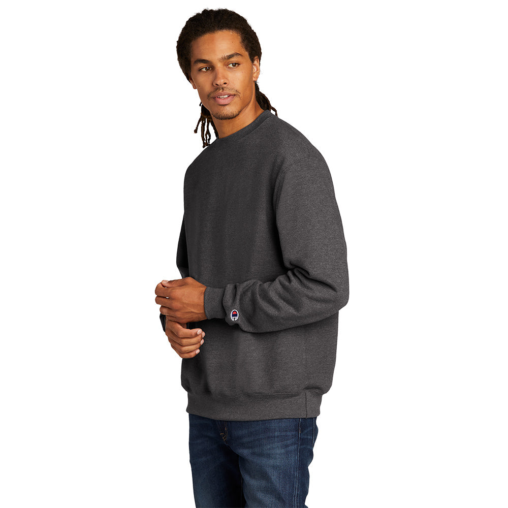 Champion Unisex Charcoal Heather Eco Fleece Crewneck Sweatshirt