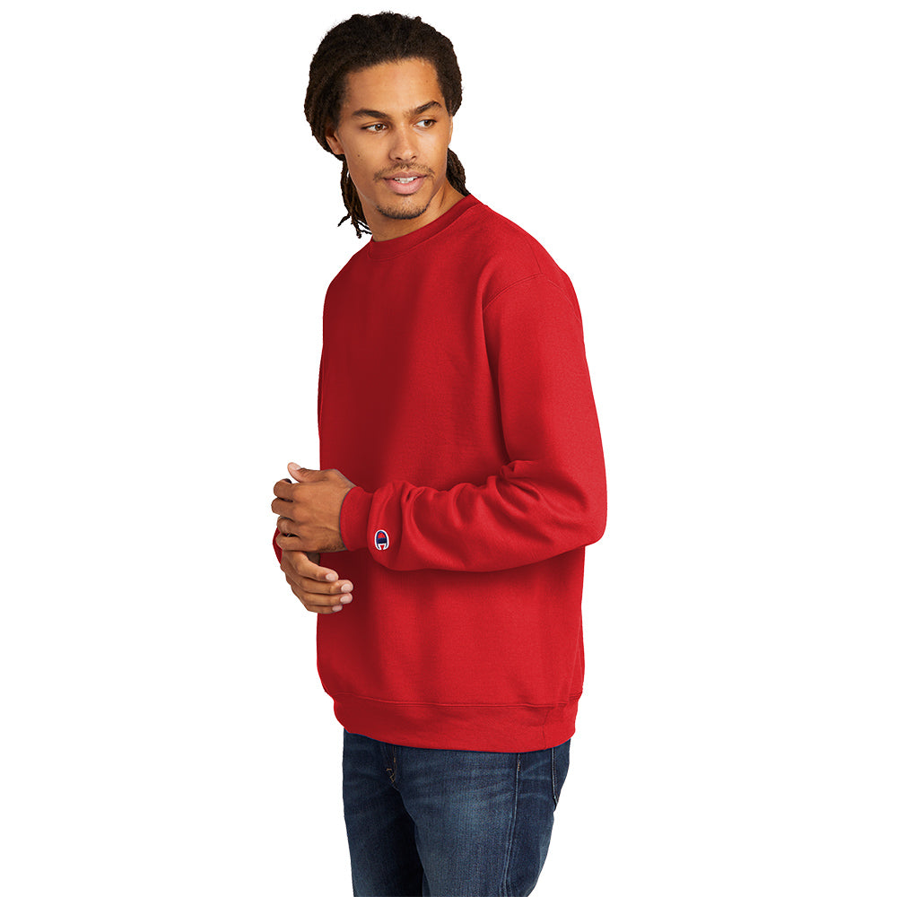 Champion Unisex Scarlet Eco Fleece Crewneck Sweatshirt