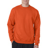 Champion Men's Orange Crewneck Sweatshirt