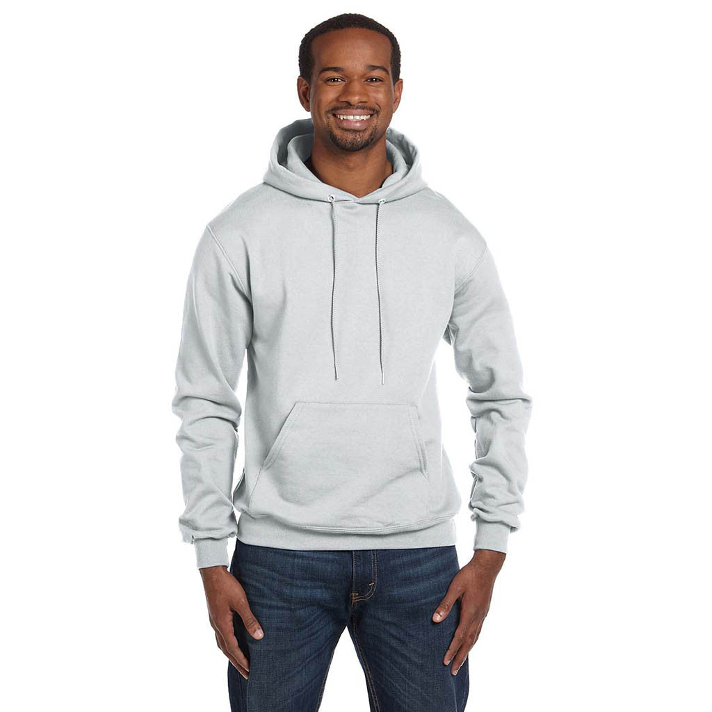 Champion Men's Silver Grey Hoodie