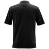 Stormtech Men's Black/Bright Red Pulse 1/4 Zip Polo