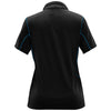 Stormtech Women's Black/Electricblue Pulse 1/4 Zip Polo