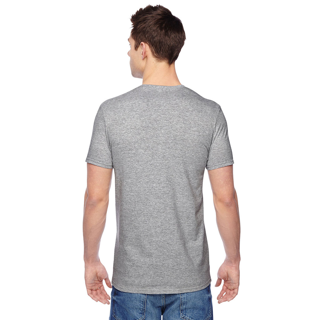 Fruit of the Loom Men's Athletic Heather 4.7 oz. Sofspun Jersey Crew T-Shirt