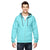 Fruit of the Loom Men's Scuba Blue 7.2 oz SofSpun Full-Zip Hooded Sweatshirt