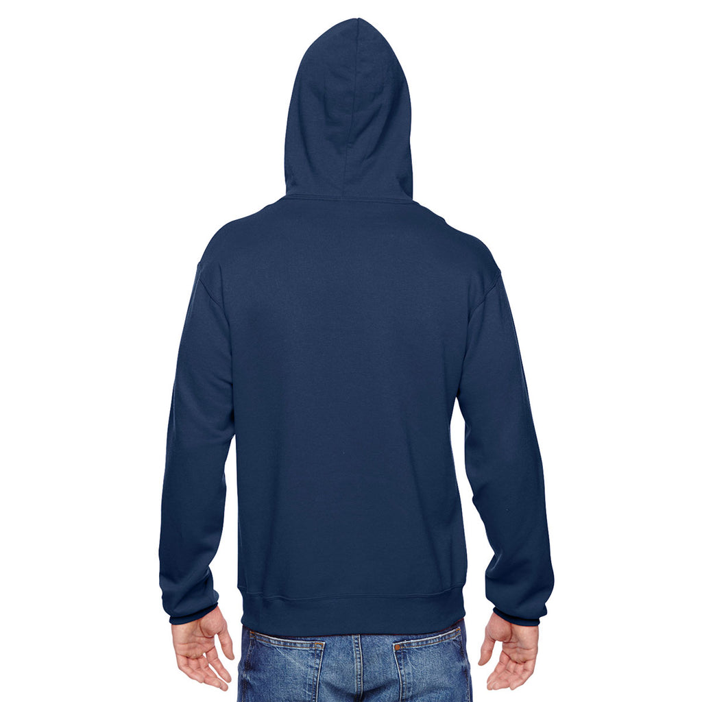 Fruit of the Loom Men's J Navy 7.2 oz. SofSpun Hooded Sweatshirt