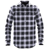 Stormtech Men's Titanium Plaid Logan Snap Front Shirt