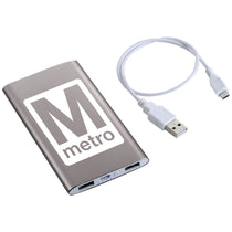 Bullet Grey Sleek Aluminum 4,000 mAh Power Bank