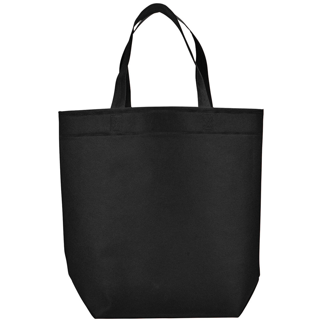 Bullet Black Challenger Non-Woven Shopper Tote