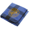 Bullet Blue/Black Buffalo Plaid Fleece Blanket