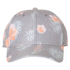 Sportsman Grey/Orange Tropical Print Cap