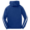 Sport-Tek Men's True Royal/ White Sleeve Stripe Pullover Hooded Sweatshirt