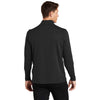 Sport-Tek Men's Heather Black Lightweight French Terry Quarter Zip Pullover